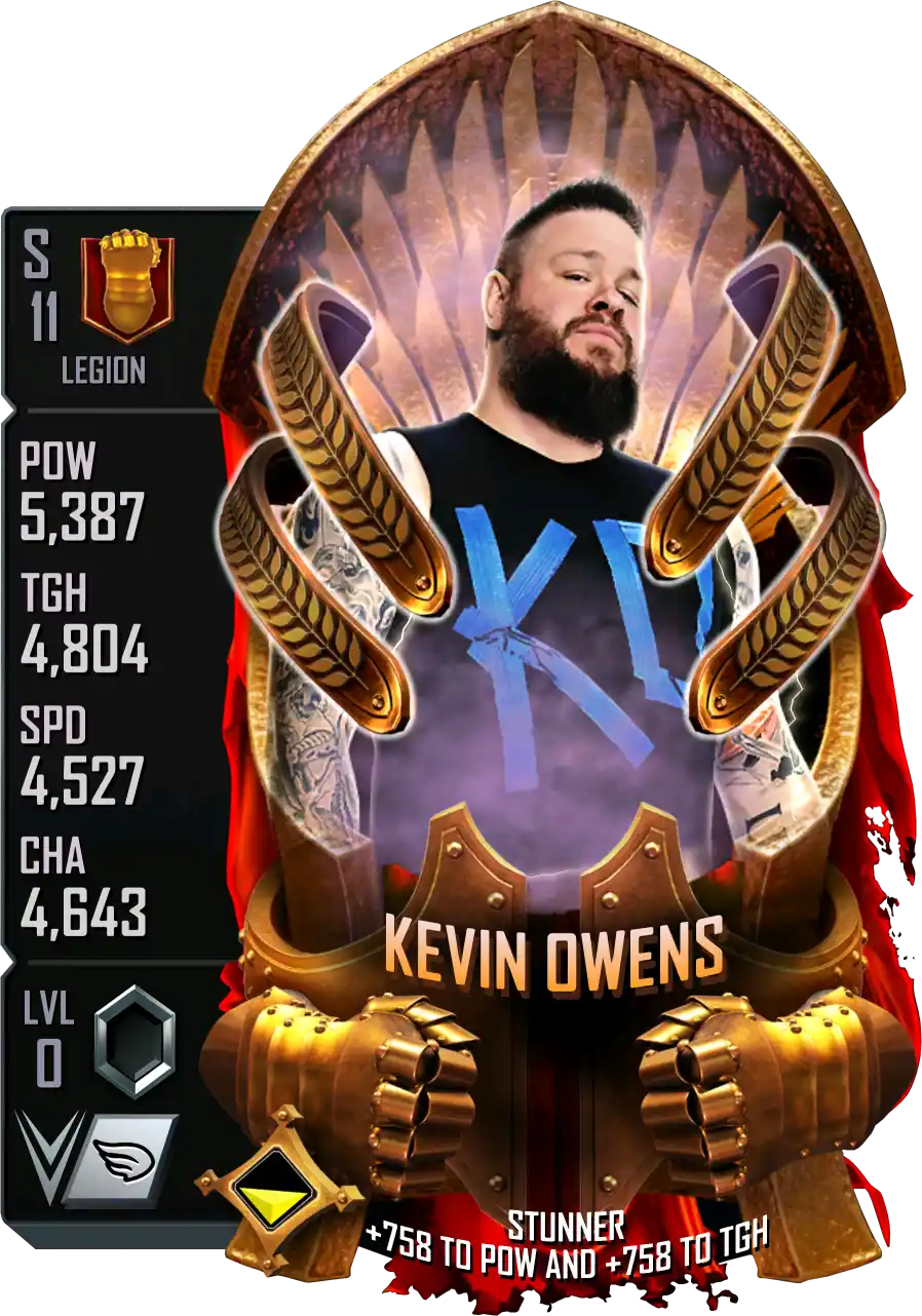 Legion, Kevin Owens, Standard Card from WWE Supercard