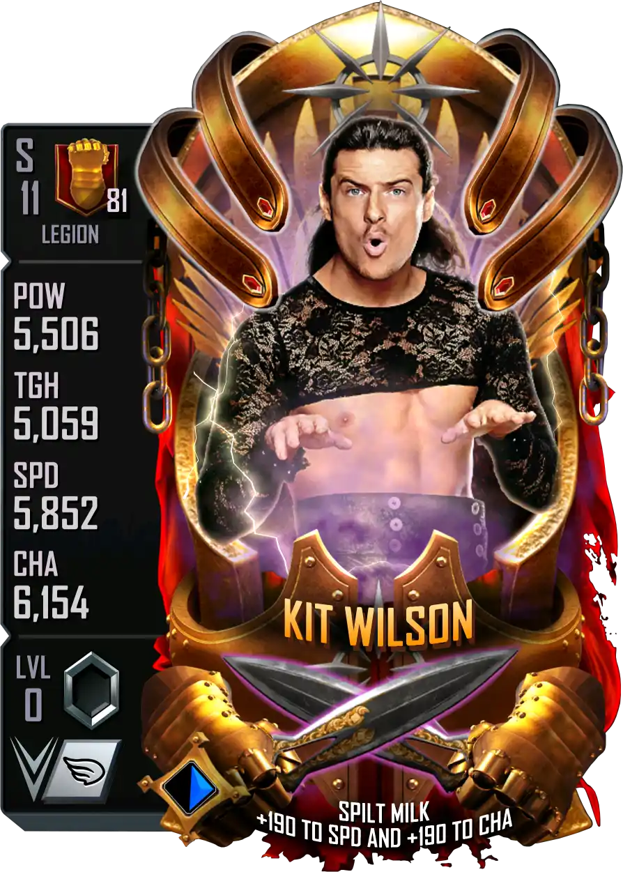 Legion, Kit Wilson, Fusion Card from WWE Supercard