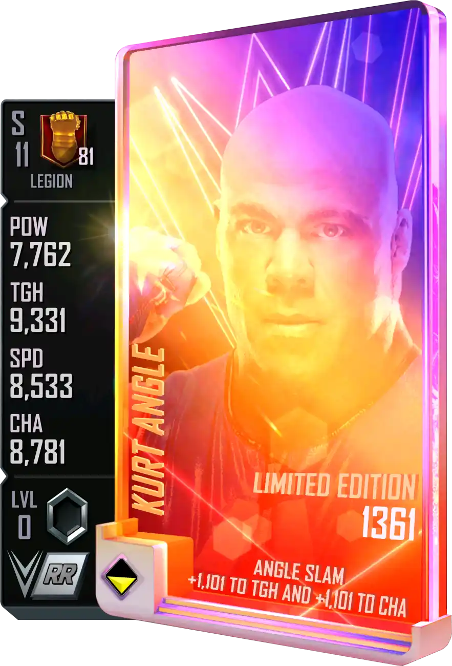 Legion, Kurt Angle, Limited Edition Card from WWE Supercard