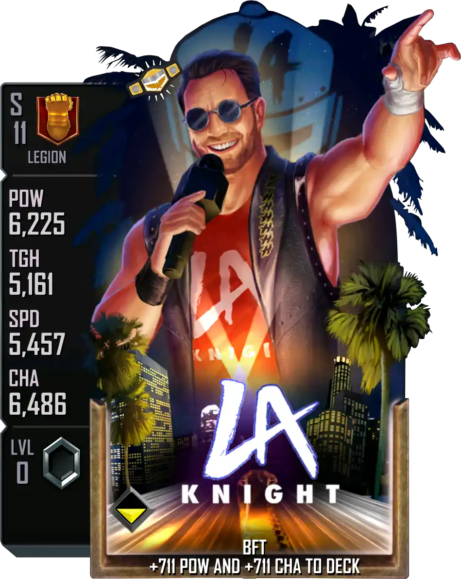Legion, LA Knight, Special Edition SE Battle Pass Card from WWE Supercard
