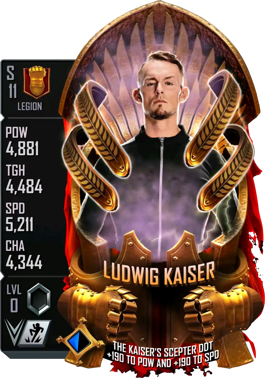 Legion, Ludwig Kaiser, Standard Card from WWE Supercard