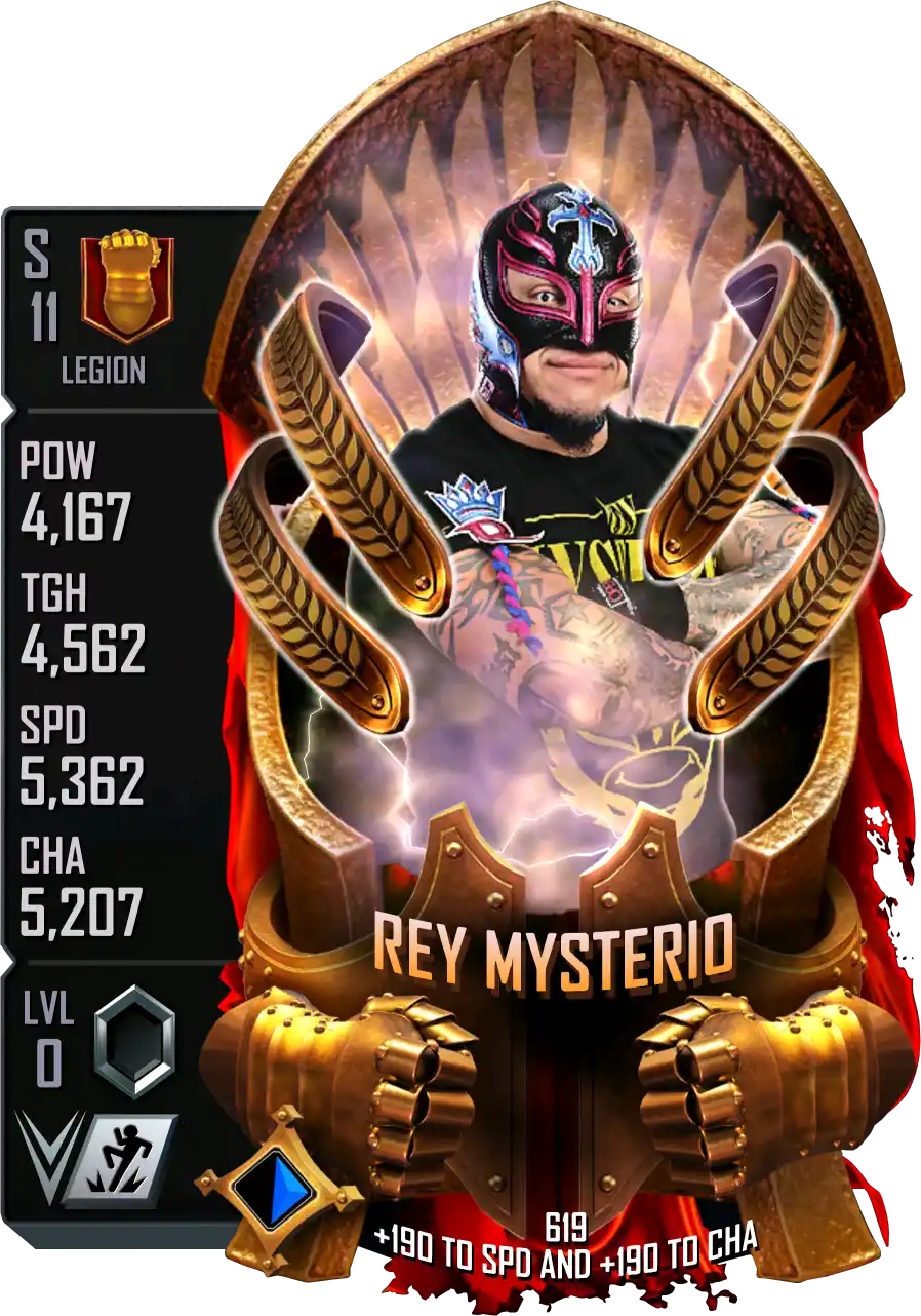 Legion, Rey Mysterio, Standard Card from WWE Supercard