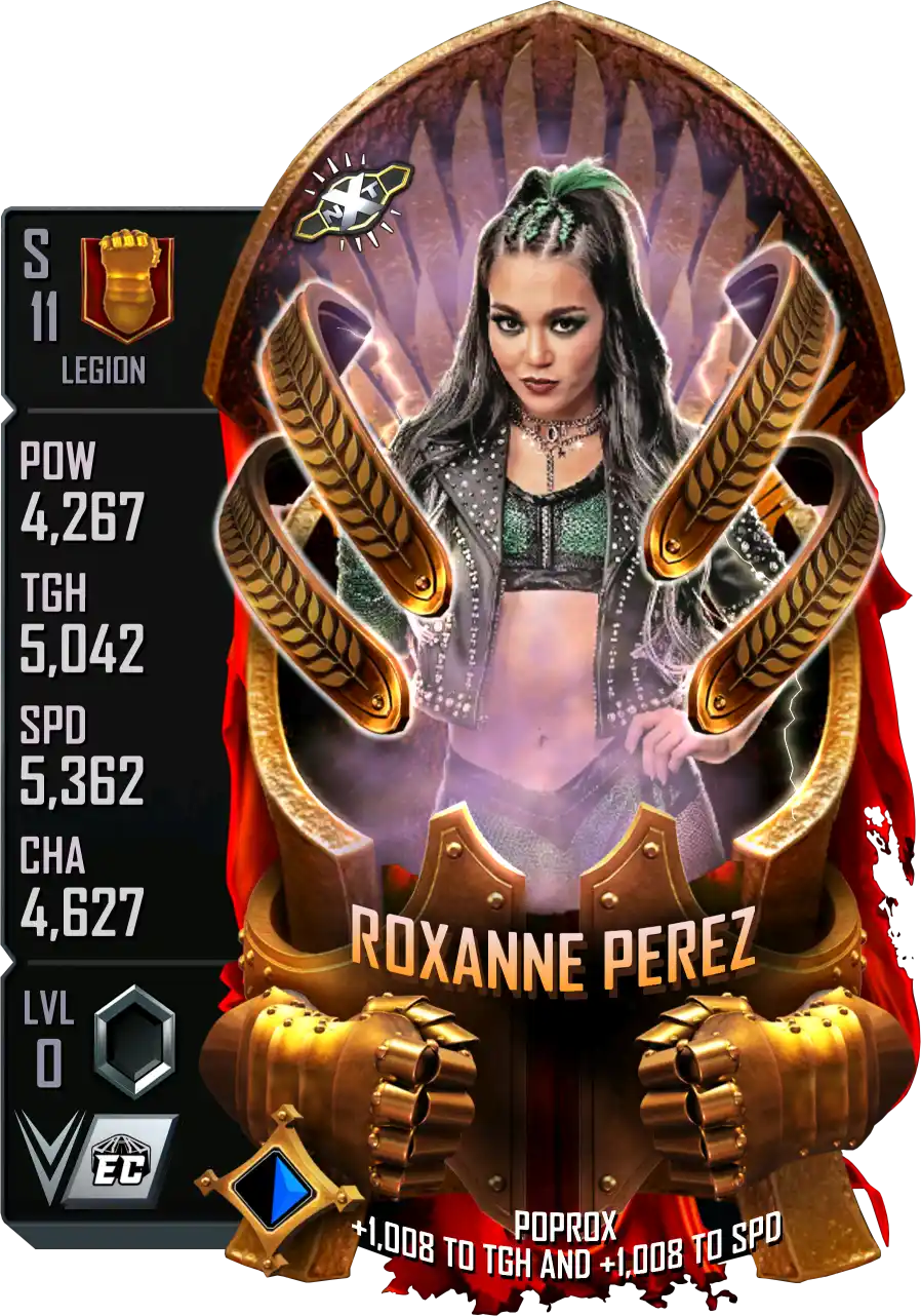 Legion, Roxanne Perez, Standard Card from WWE Supercard