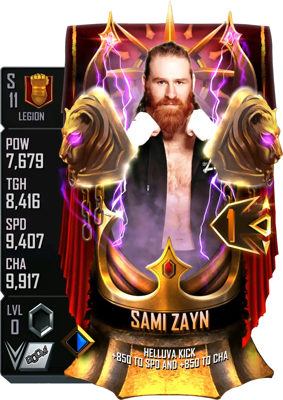 Legion, Sami Zayn, Ranked Event Card from WWE Supercard