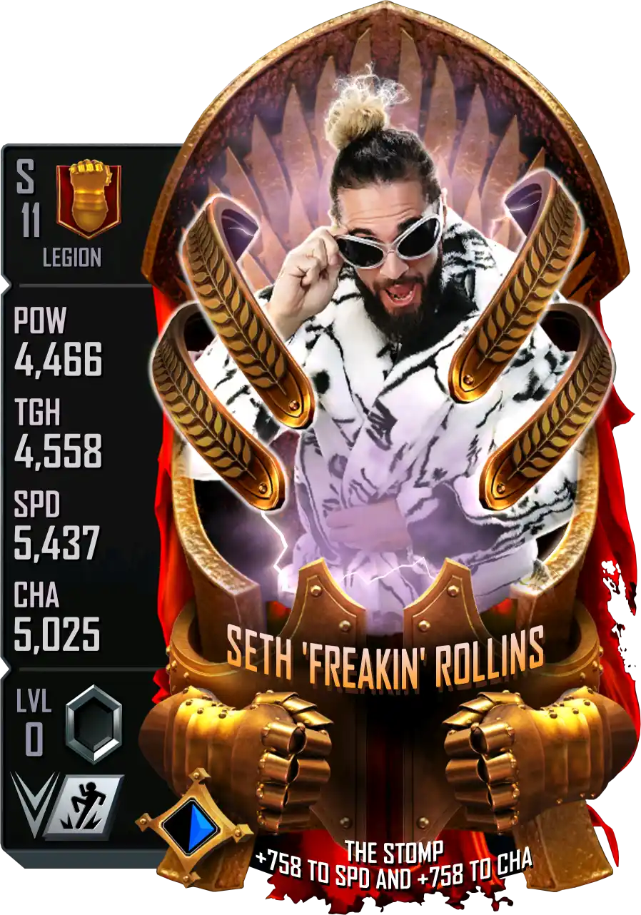 Legion, Seth Rollins, Standard Card from WWE Supercard