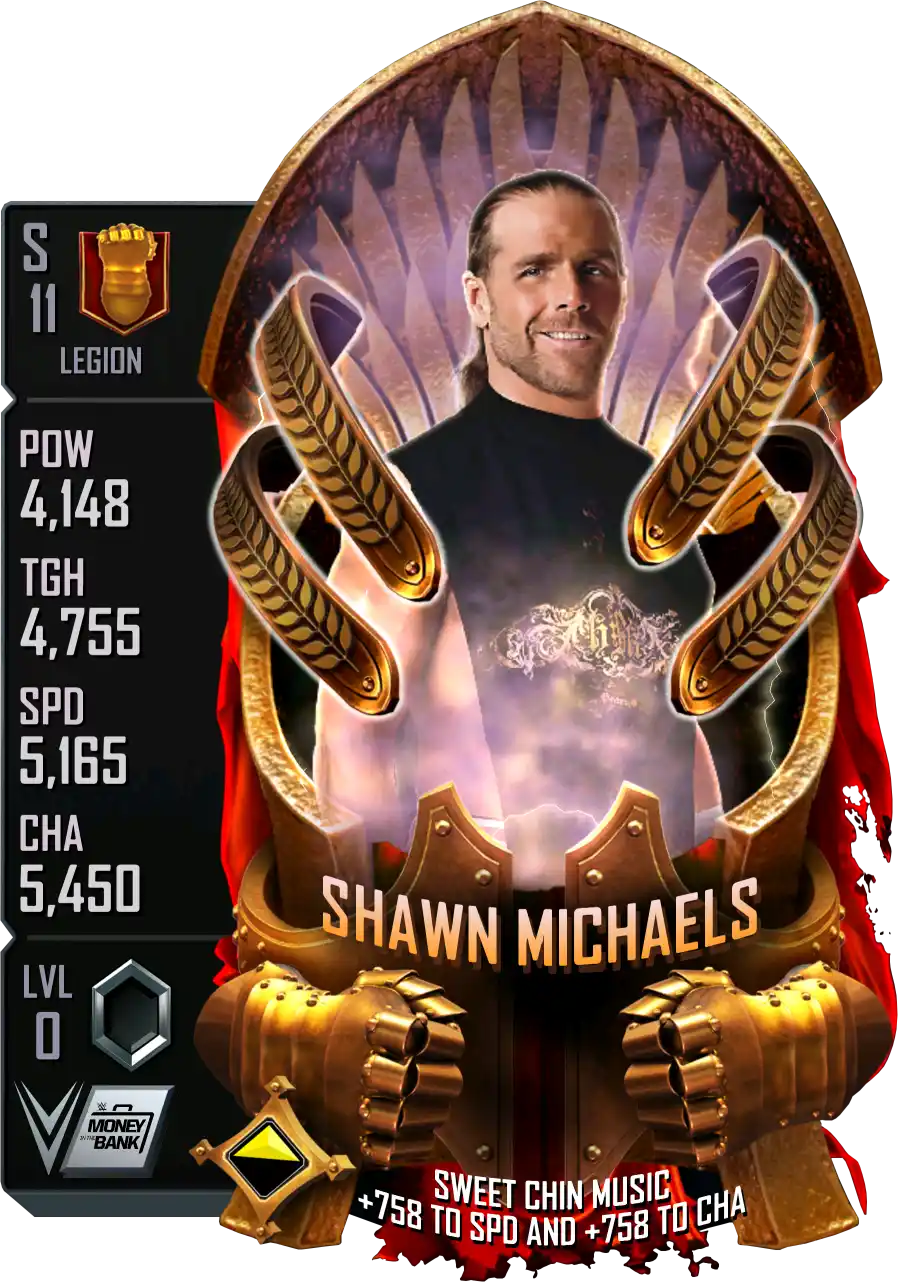 Legion, Shawn Michaels, Standard Card from WWE Supercard