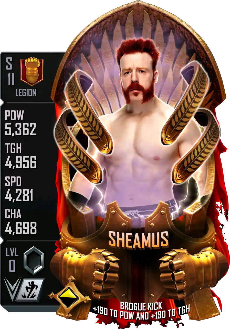 Legion, Sheamus, Standard Card from WWE Supercard