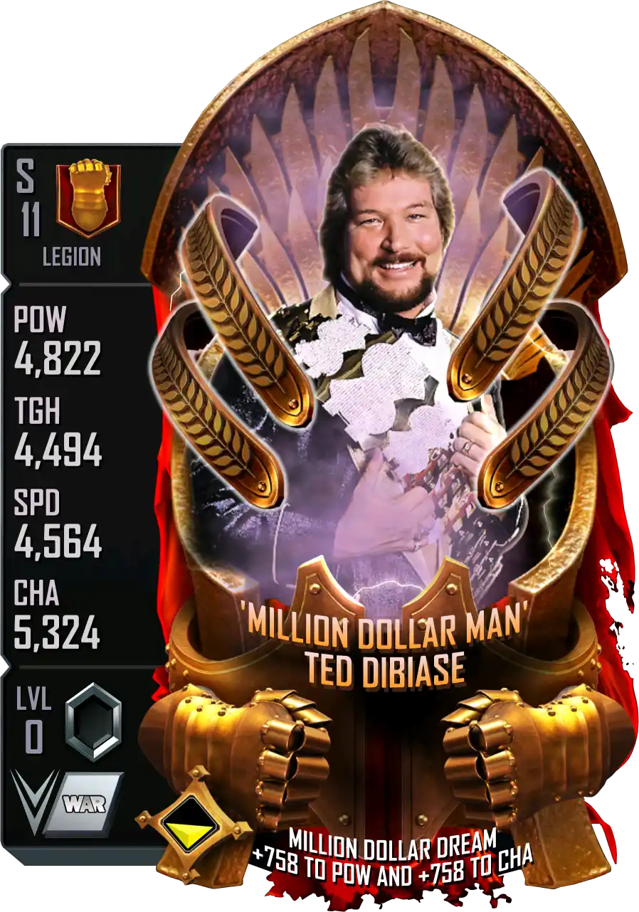 Legion, Ted Dibiase, Standard Card from WWE Supercard