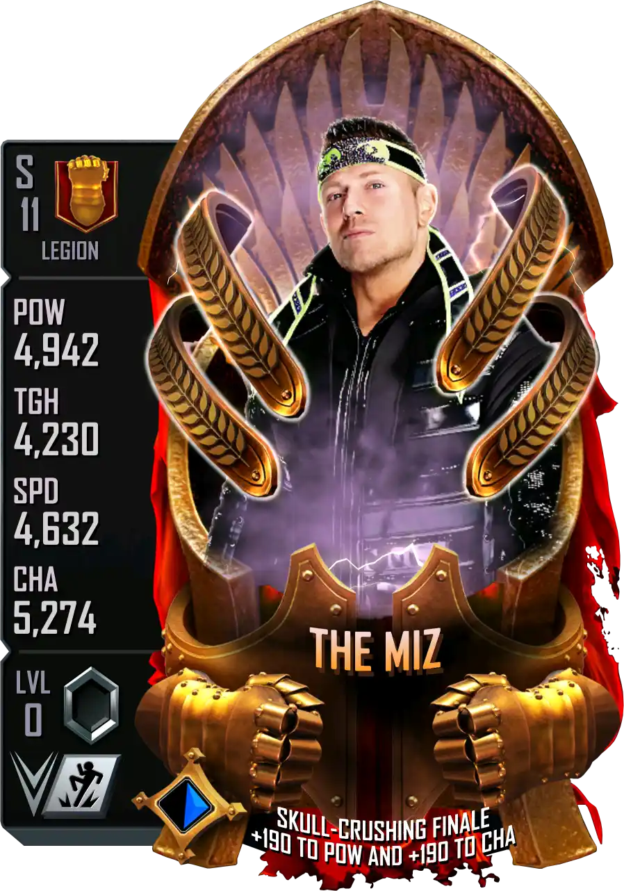 Legion, The Miz, Standard Card from WWE Supercard