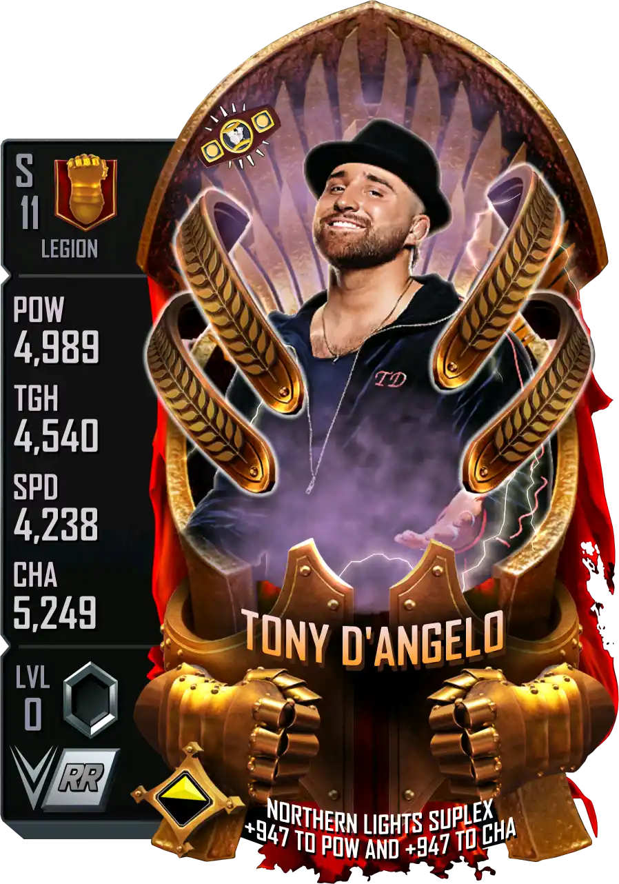 Legion, Tony Dangelo, Standard Card from WWE Supercard