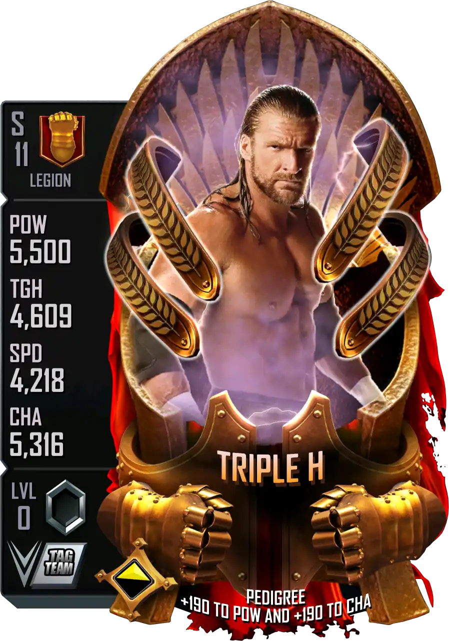 Legion, Triple H, Standard Card from WWE Supercard