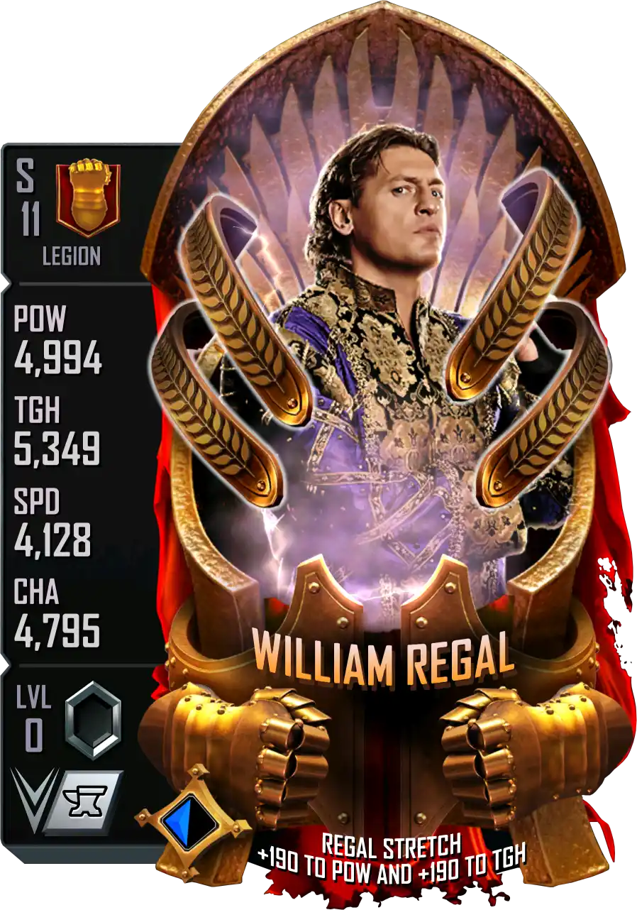 Legion, William Regal, Standard Card from WWE Supercard