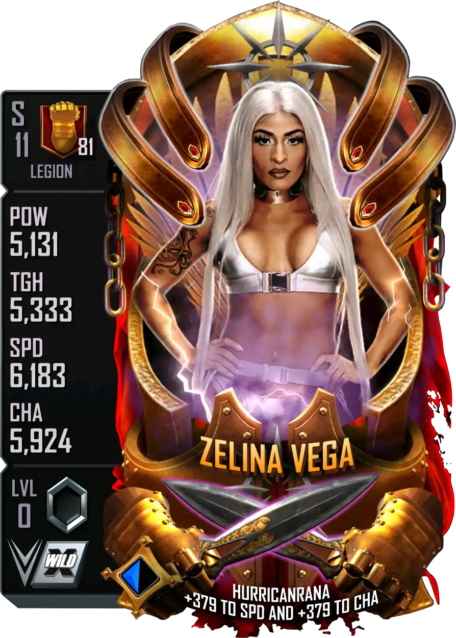 Legion, Zelina Vega, Fusion Card from WWE Supercard