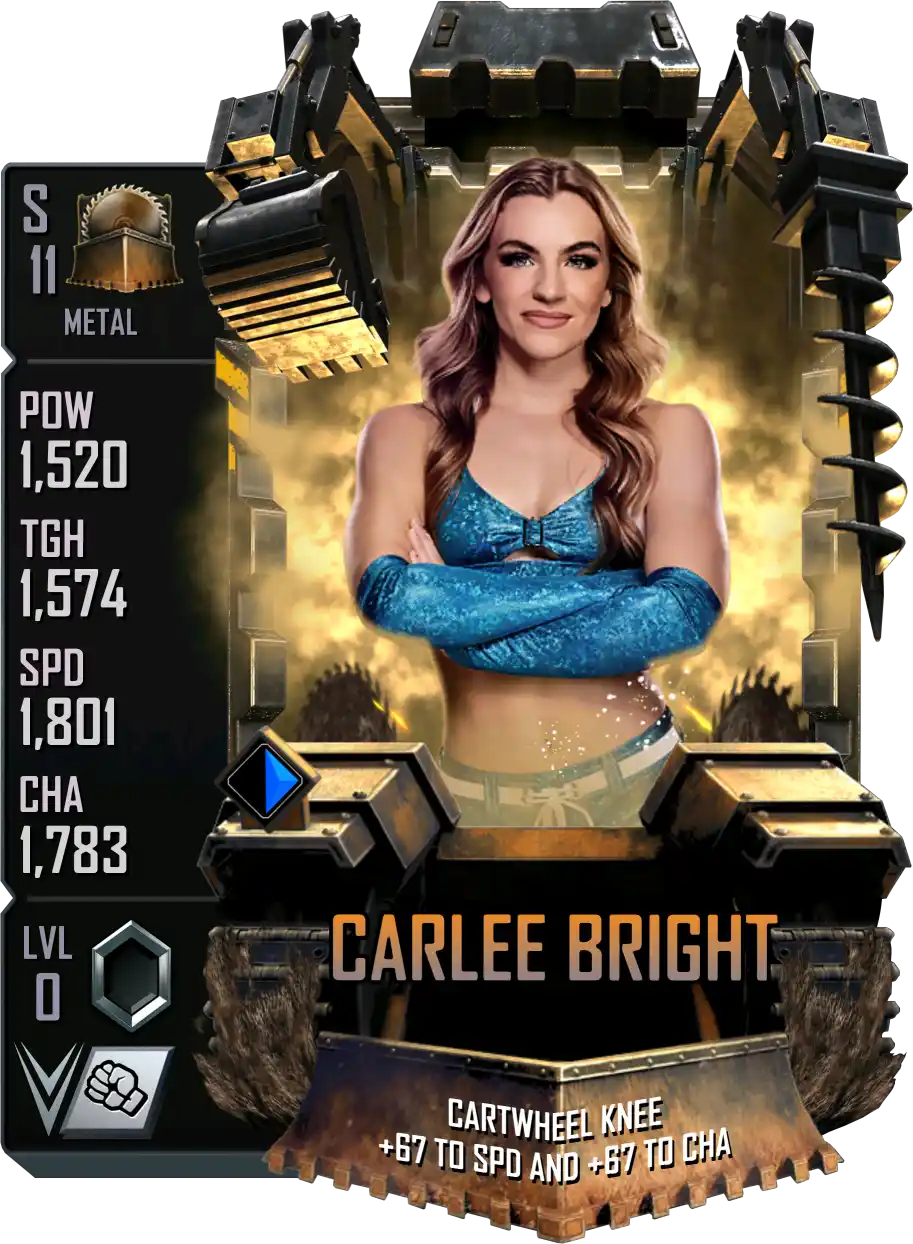 Metal, Carlee Bright, Standard Card from WWE Supercard