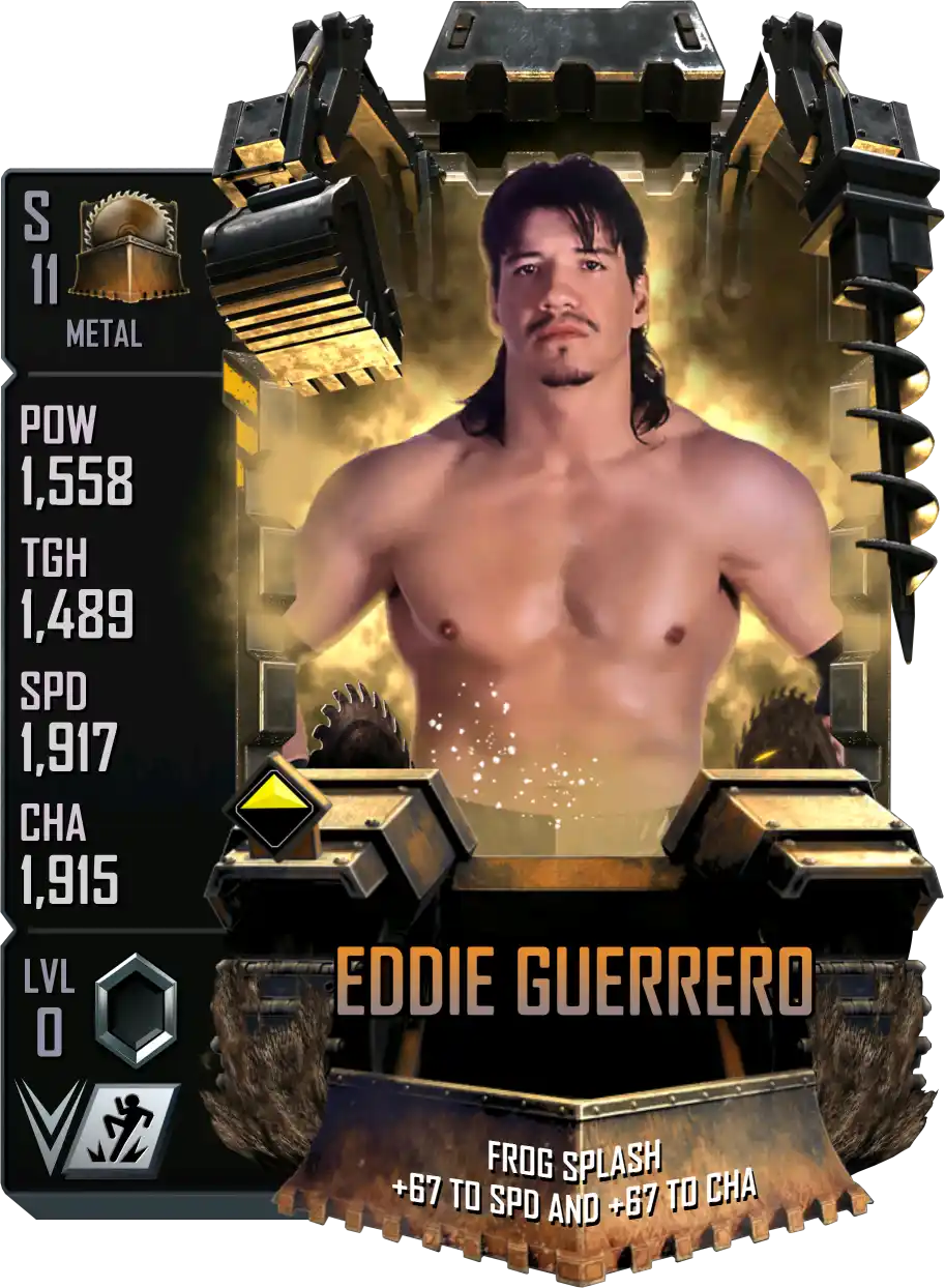 Metal, Eddie Guerrero, Standard Card from WWE Supercard
