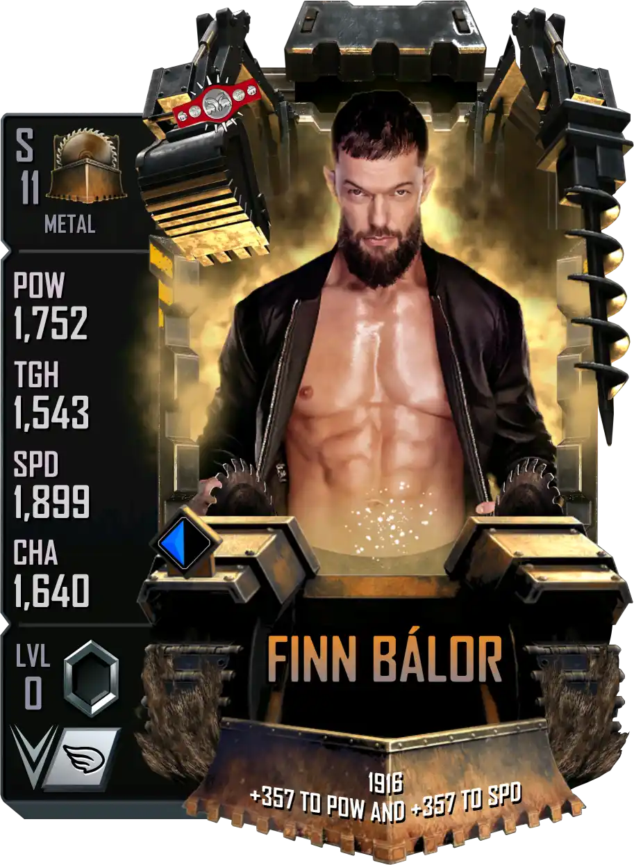 Metal, Finn Balor, Standard Card from WWE Supercard