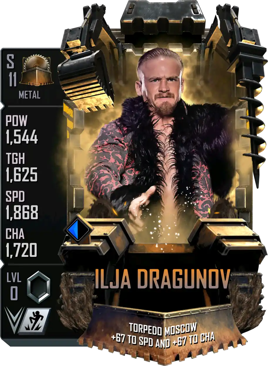 Metal, Ilja Dragunov, Standard Card from WWE Supercard