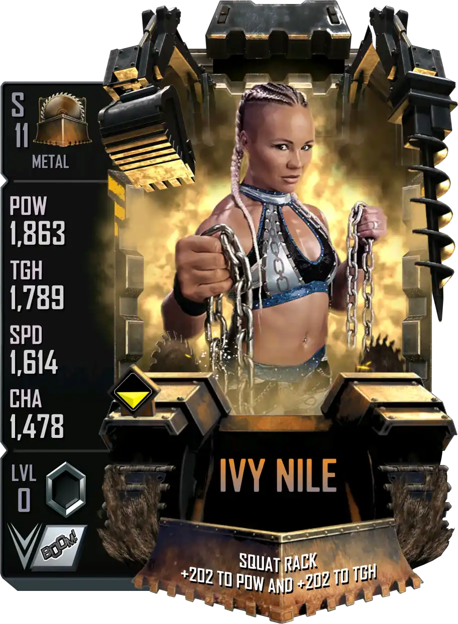 Metal, Ivy Nile, Standard Card from WWE Supercard