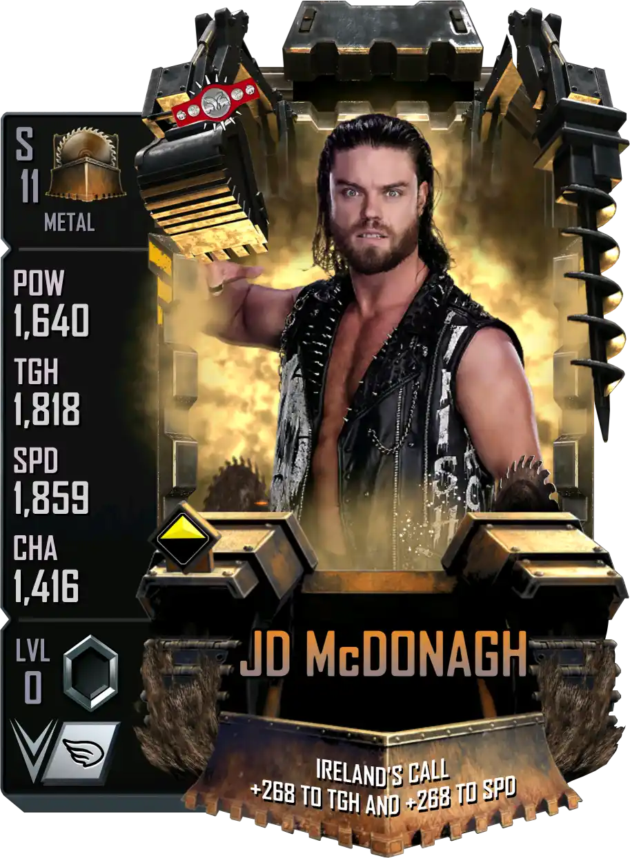 Metal, JD Mcdonagh, Standard Card from WWE Supercard