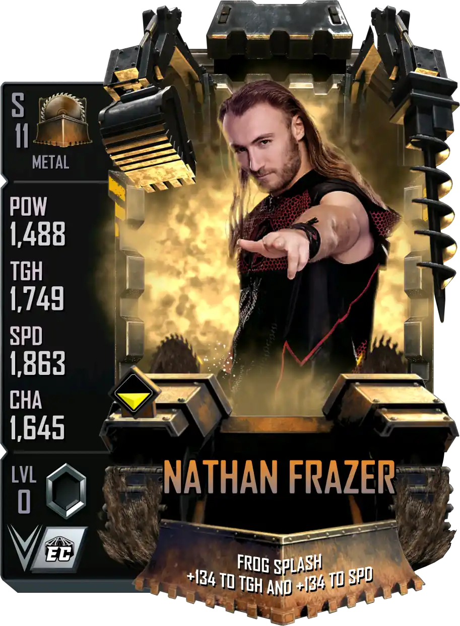 Metal, Nathan Frazer, Standard Card from WWE Supercard