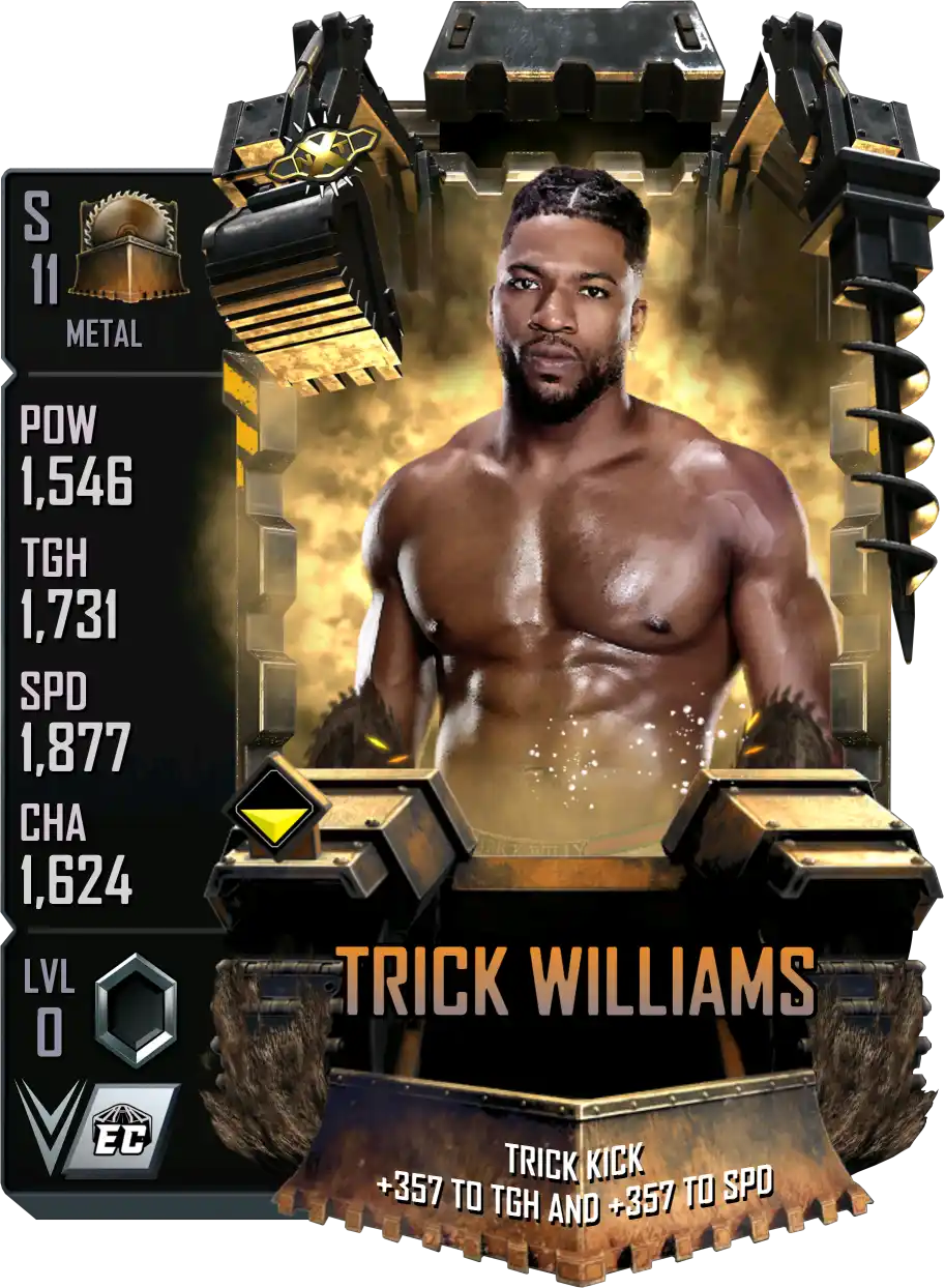 Metal, Trick Williams, Standard Card from WWE Supercard