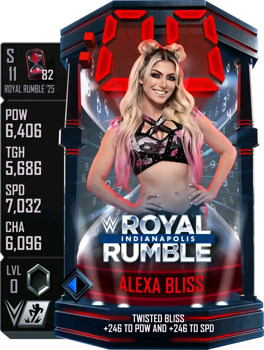 Royal Rumble '25, Alexa Bliss, Standard Card from WWE Supercard
