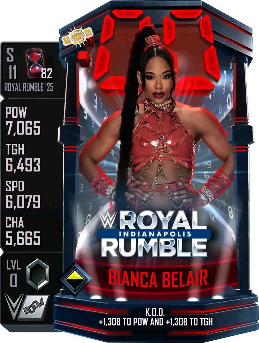 Royal Rumble '25, Bianca Belair, Standard Card from WWE Supercard