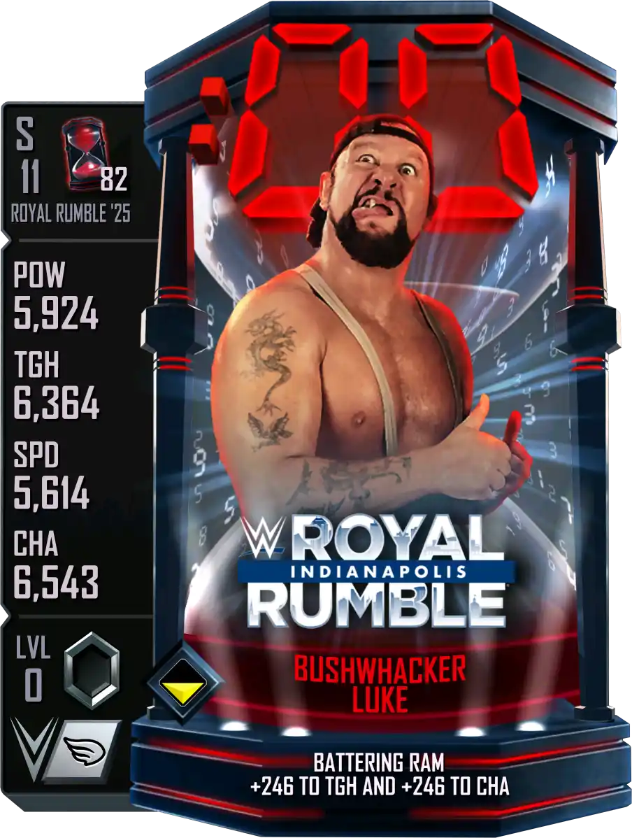 Royal Rumble '25, Bushwhacker Luke, Standard Card from WWE Supercard