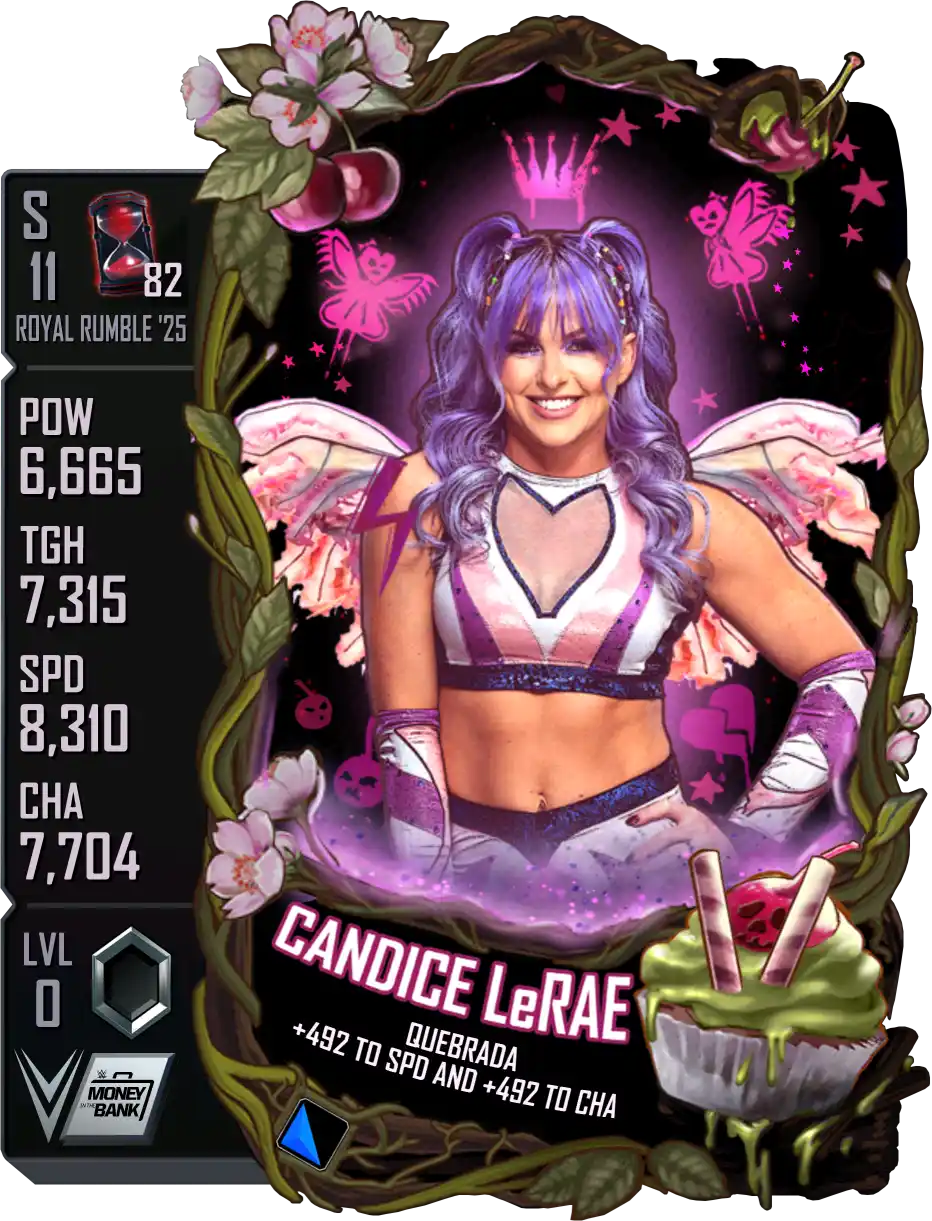 Royal Rumble '25, Candice LeRae, SE (Special Edition) event card from WWE Supercard