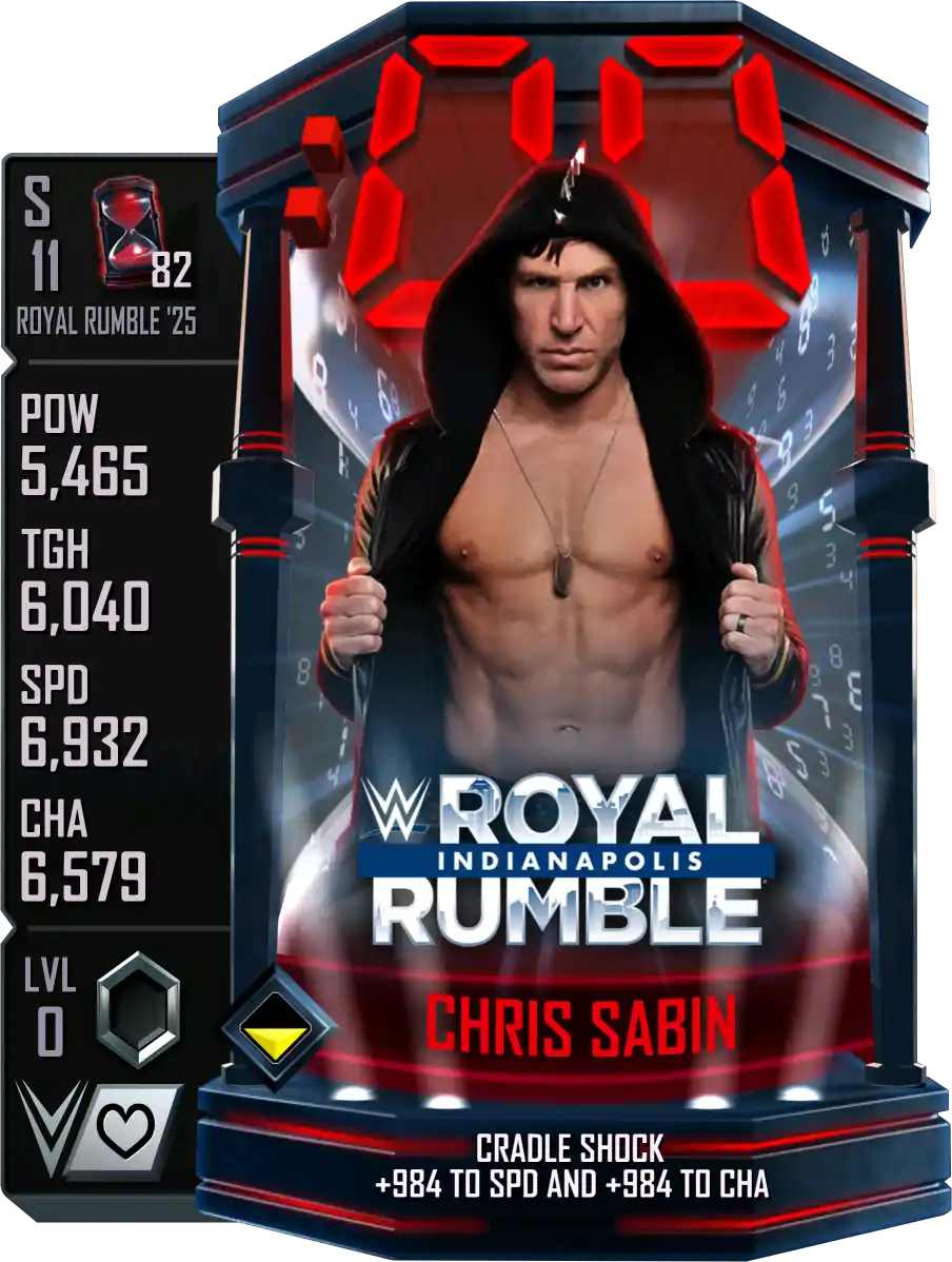Royal Rumble '25, Chris Sabin, Standard Card from WWE Supercard