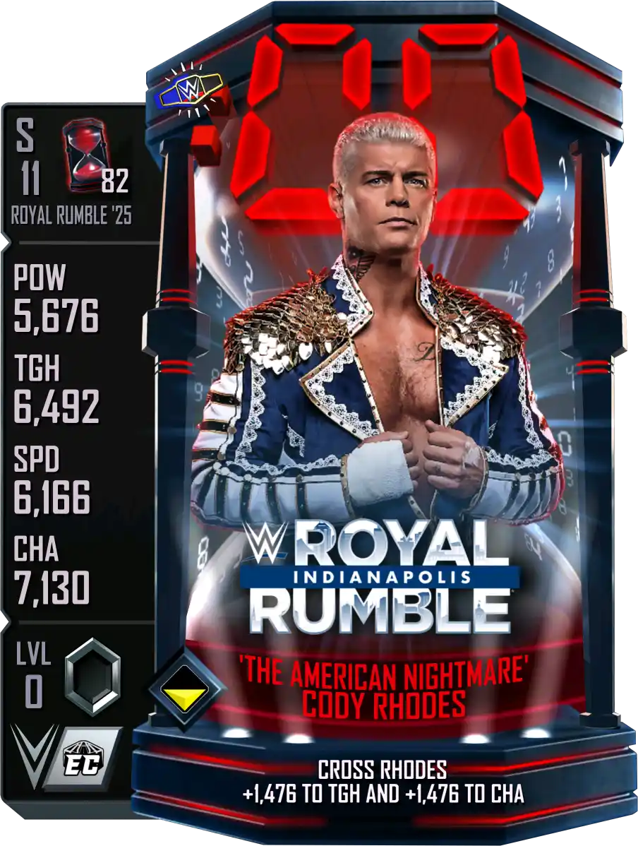 Royal Rumble '25, Cody Rhodes, Standard Card from WWE Supercard
