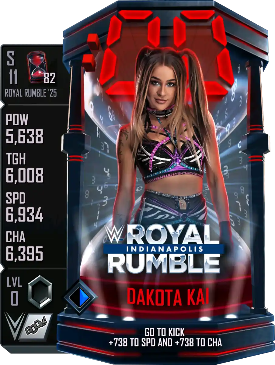 Royal Rumble '25, Dakota Kai, Standard Card from WWE Supercard