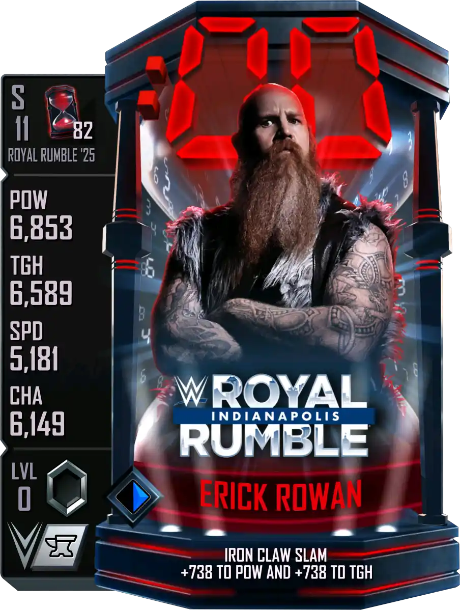 Royal Rumble '25, Erick Rowan, Standard Card from WWE Supercard