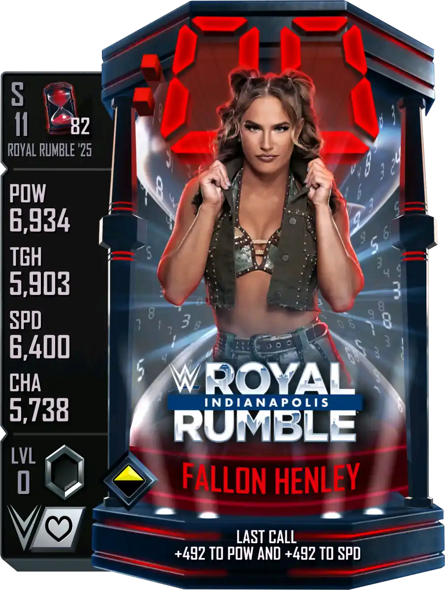 Royal Rumble '25, Fallon Henley, Standard Card from WWE Supercard