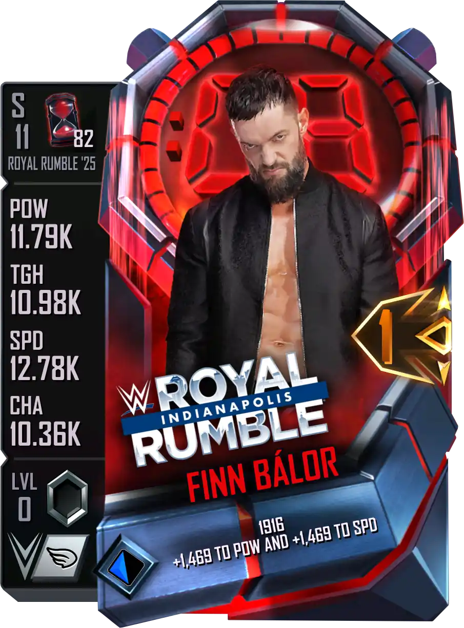 Royal Rumble '25, Finn Balor, Ranked event card from WWE Supercard
