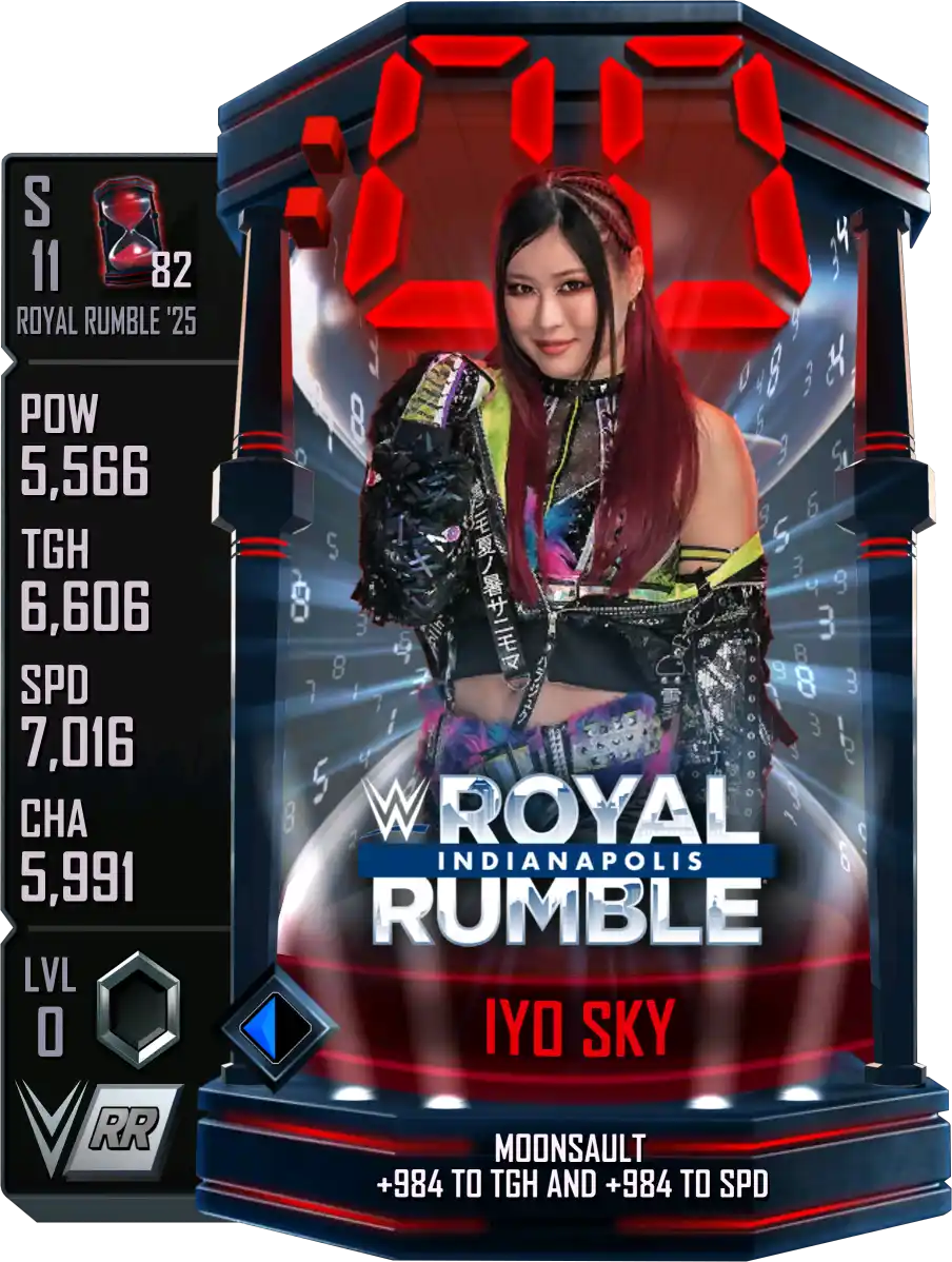 Royal Rumble '25, Iyo Sky, Standard Card from WWE Supercard