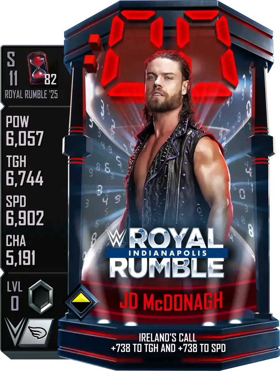 Royal Rumble '25, JD McDonagh, Standard Card from WWE Supercard