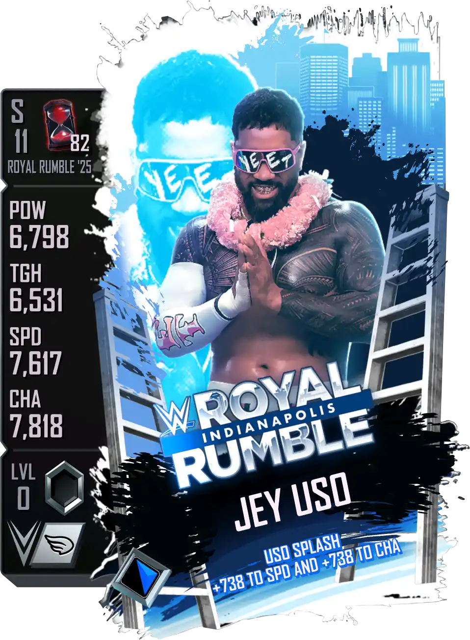 Royal Rumble '25, Jey Uso, Royal Rumble '25 PLE (Premium Live Event) card from WWE Supercard