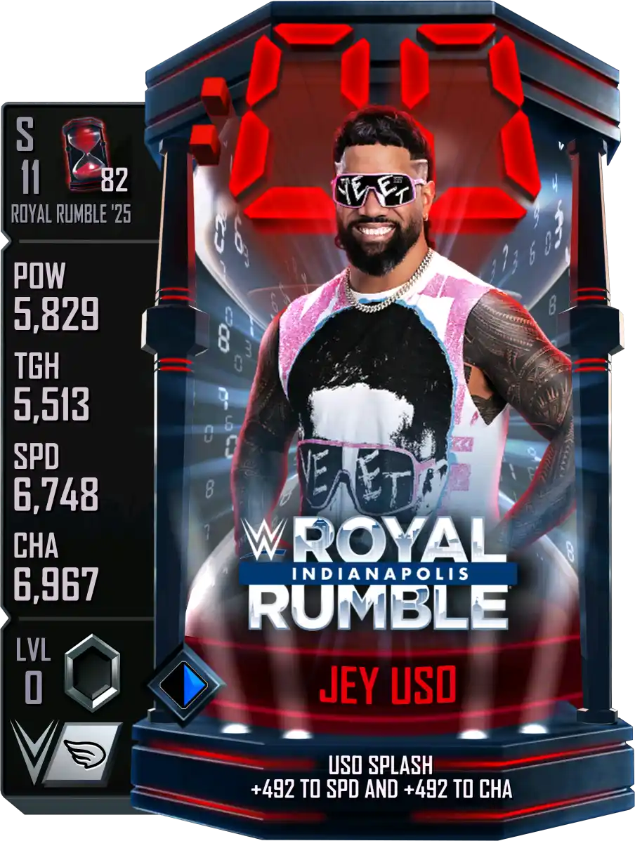 Royal Rumble '25, Jey Uso, Standard Card from WWE Supercard