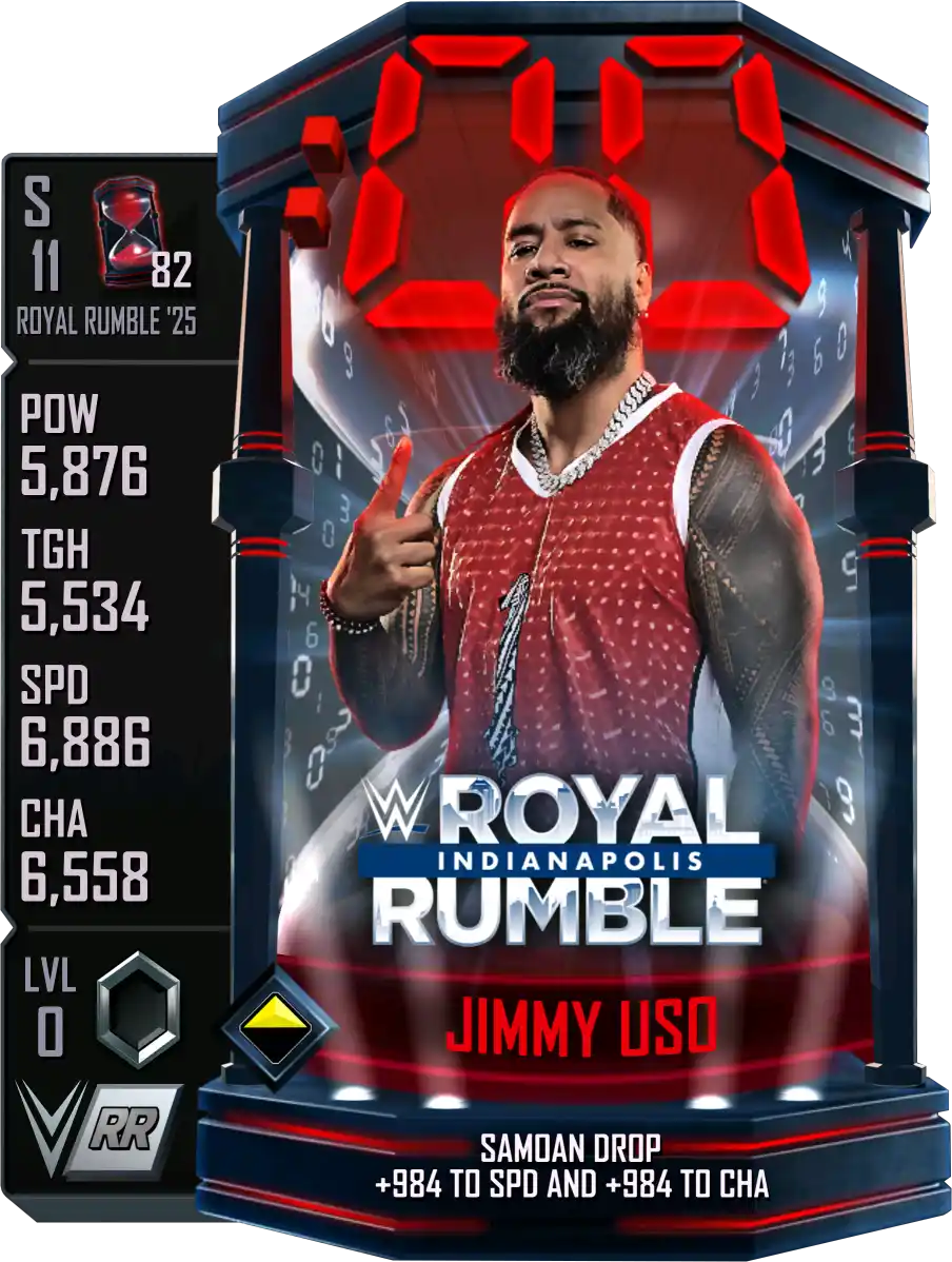 Royal Rumble '25, Jimmy Uso, Standard Card from WWE Supercard