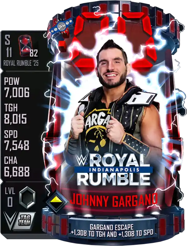 Royal Rumble '25, Johnny Gargano, Fusion card from WWE Supercard