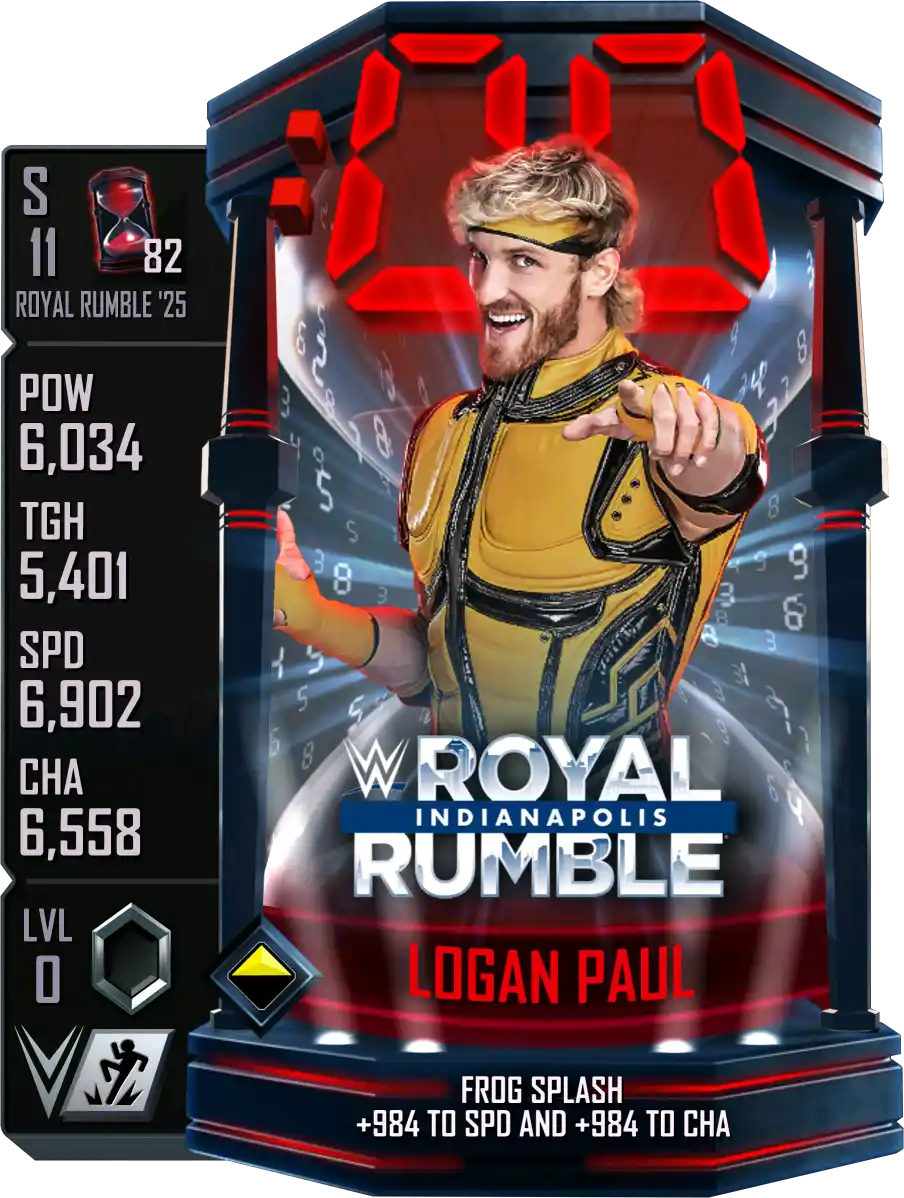Royal Rumble '25, Logan Paul, Standard Card from WWE Supercard