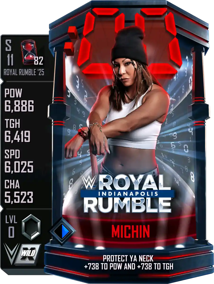 Royal Rumble '25, Michin, Standard Card from WWE Supercard