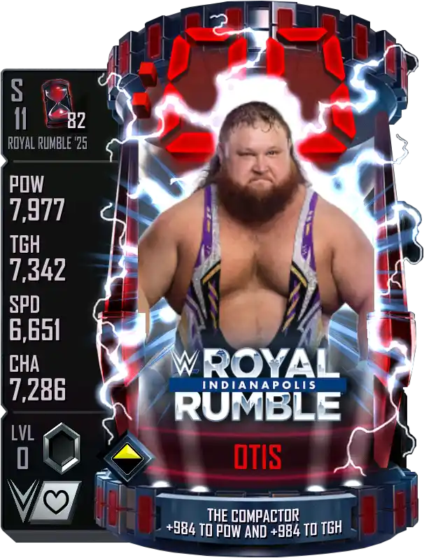 Royal Rumble '25, Otis, Fusion card from WWE Supercard