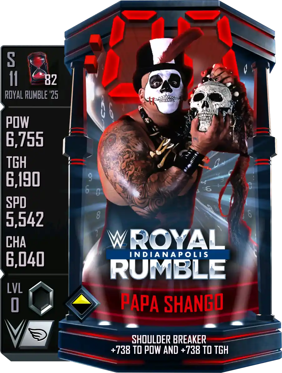 Royal Rumble '25, Papa Shango, Standard Card from WWE Supercard