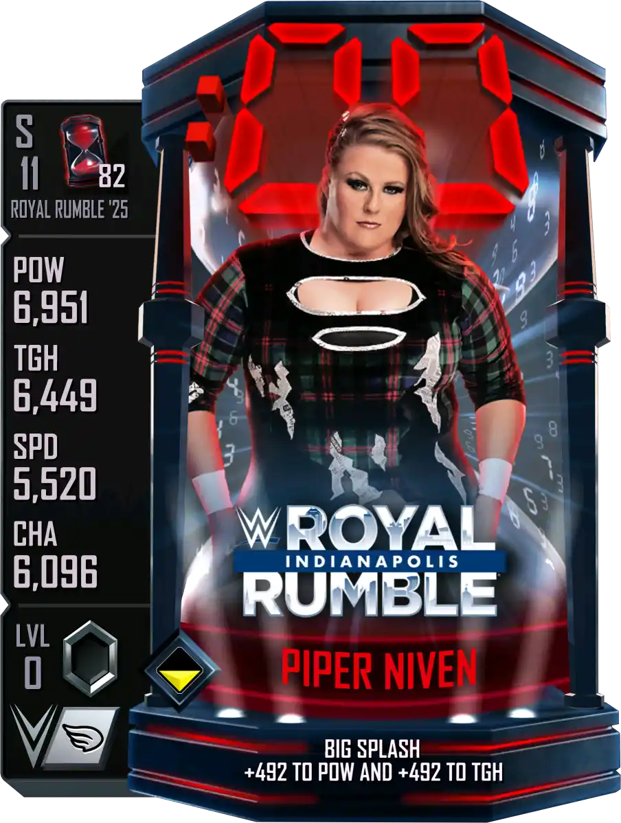 Royal Rumble '25, Piper Niven, Standard Card from WWE Supercard