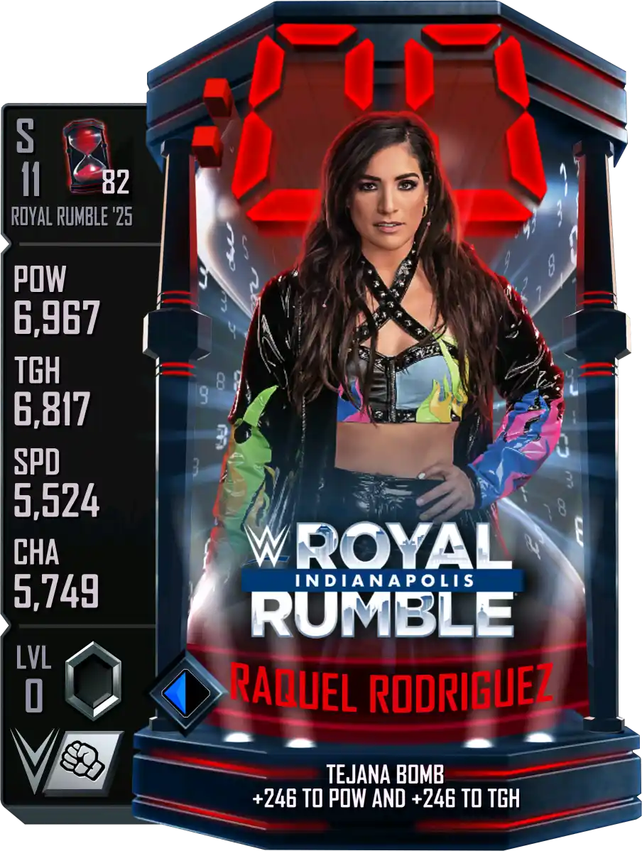 Royal Rumble '25, Raquel Rodriguez, Standard Card from WWE Supercard