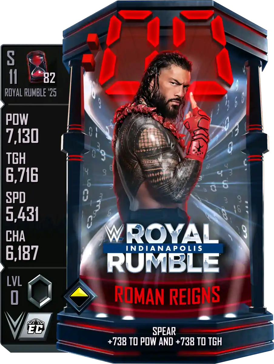 Royal Rumble '25, Roman Reigns, Standard Card from WWE Supercard