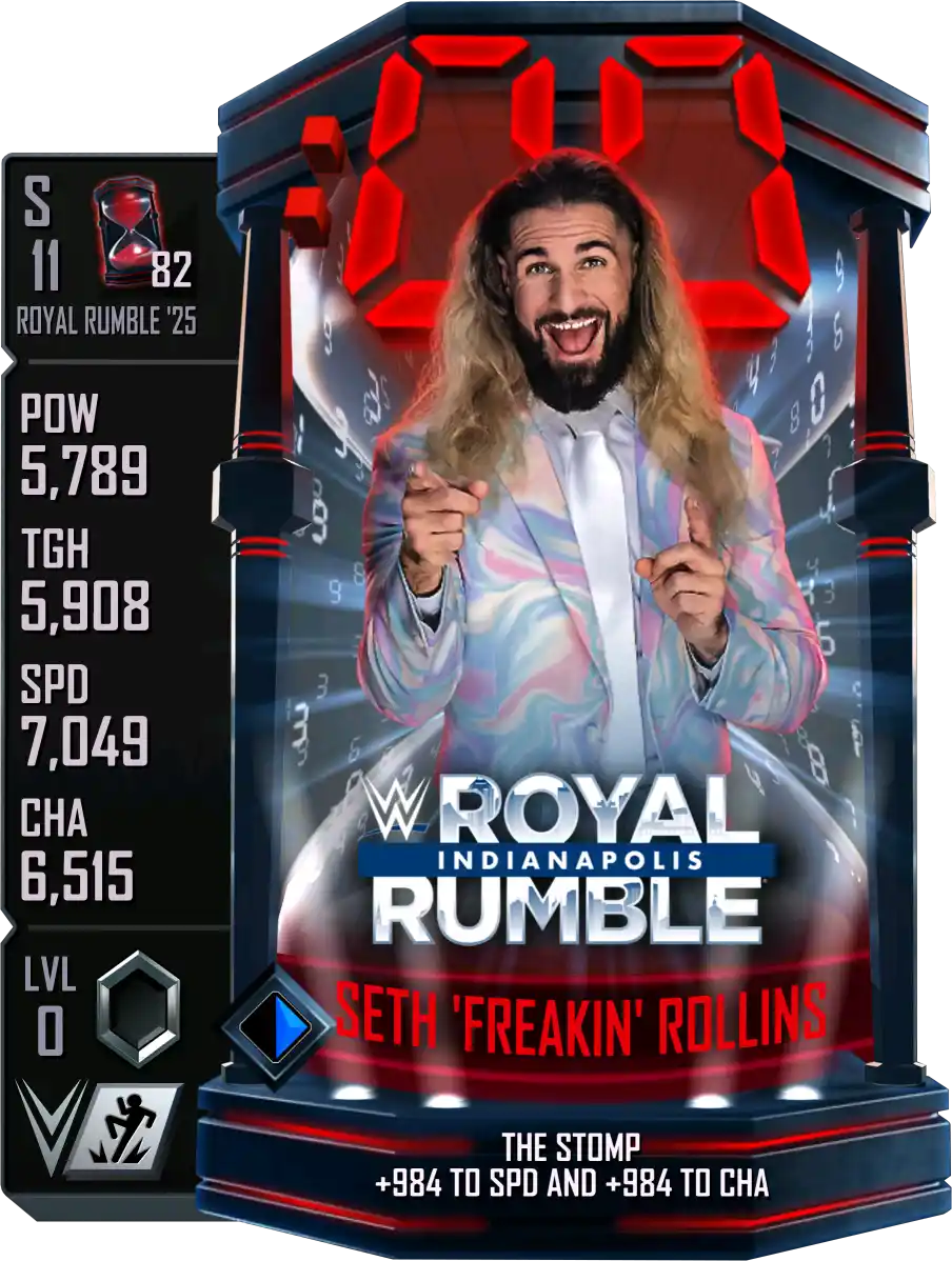 Royal Rumble '25, Seth Rollins, Standard Card from WWE Supercard