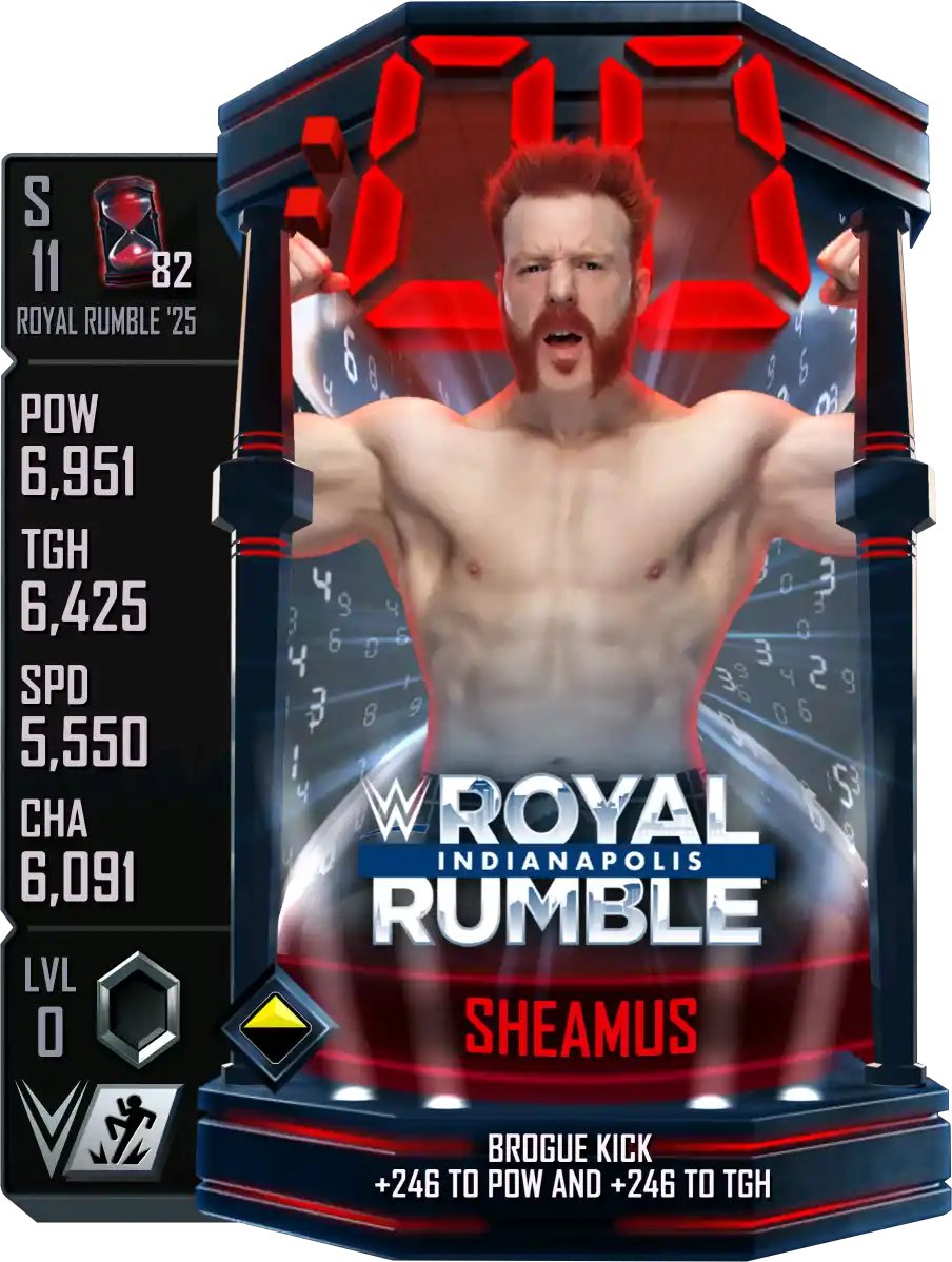 Royal Rumble '25, Sheamus, Standard Card from WWE Supercard